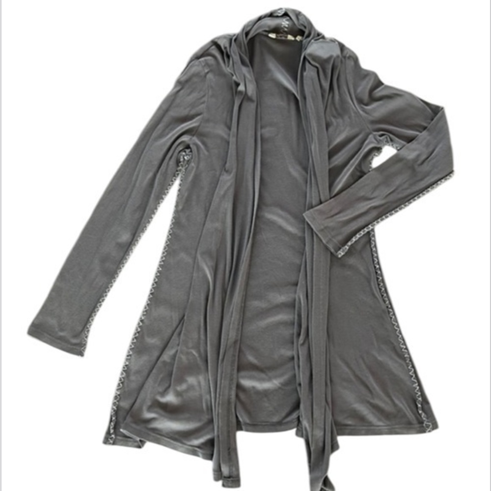 True Grit size medium 100% cotton long cardigan